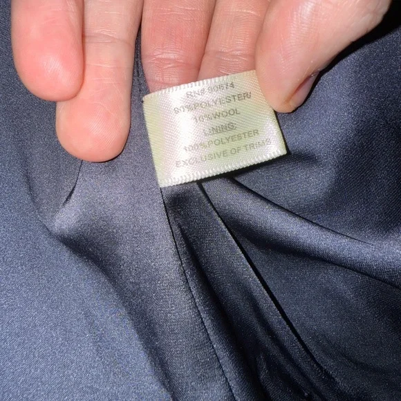 Boston Proper Parisian Tweed Blue Blazer - Picture 8 of 8